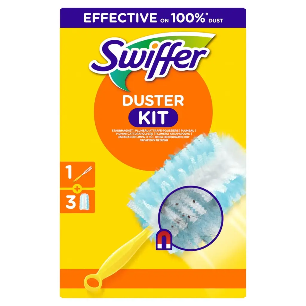Swiffer Duster Stof-Wis Systeem Starterkit +3 Navullingen (1 stuk)