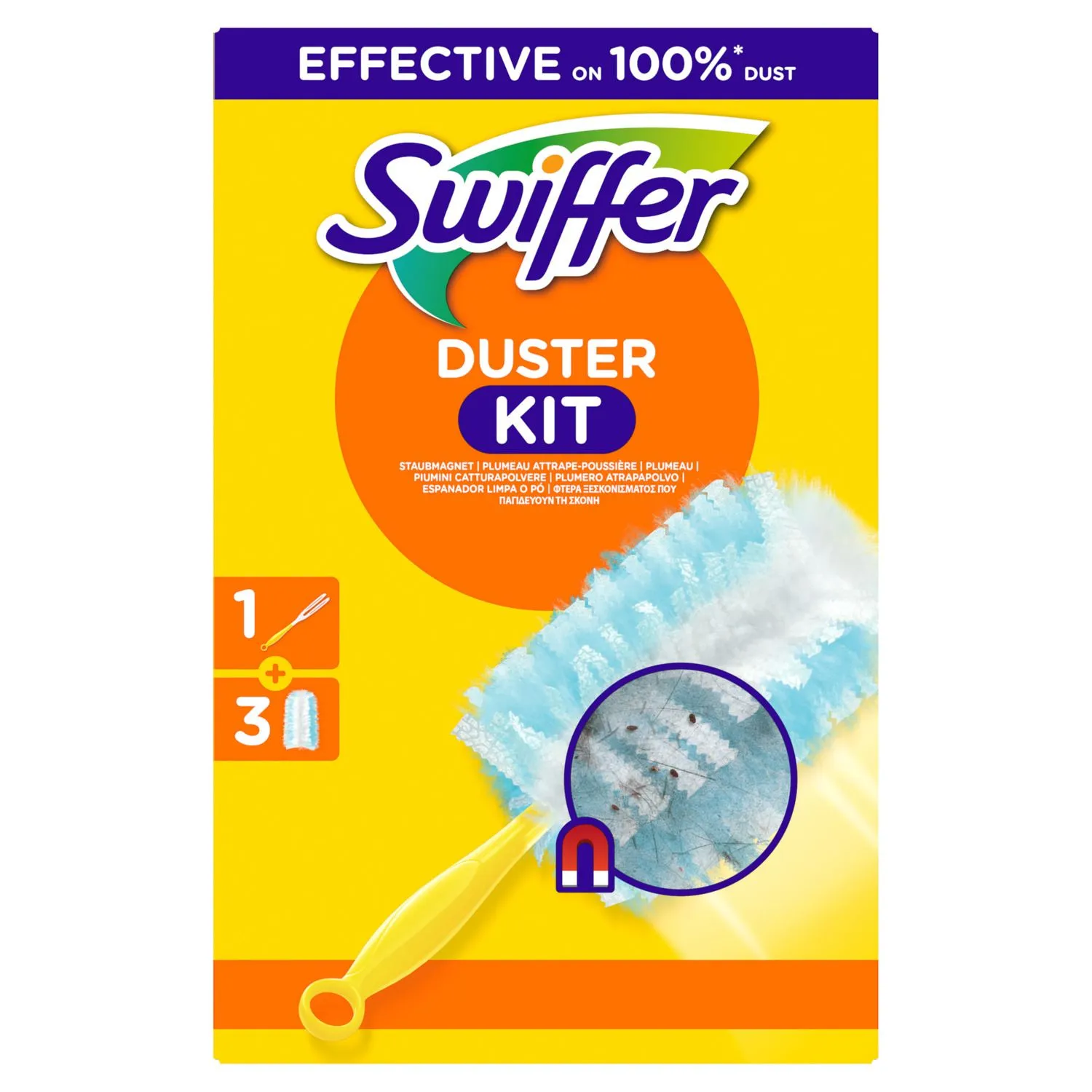 Swiffer Duster Stof-Wis Systeem Starterkit +3 Navullingen (1 stuk)