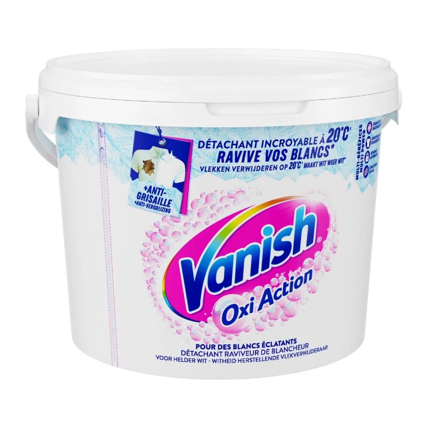 Vanish Wasbooster Poeder Oxi Action Whitening (2700 gr)