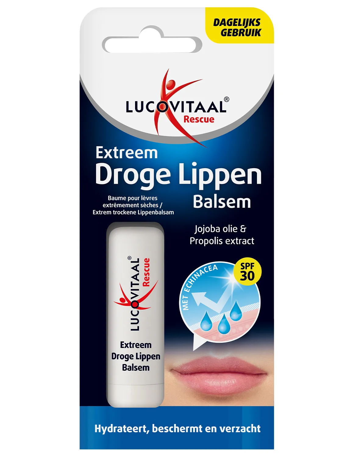 Lucovitaal  Lippenbalsem Rescue Extreem Droge Lippen  (1 stuk)