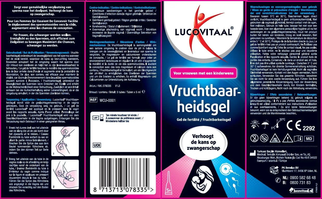 Lucovitaal Vruchtbaarheidsgel (5 X 5 ml)