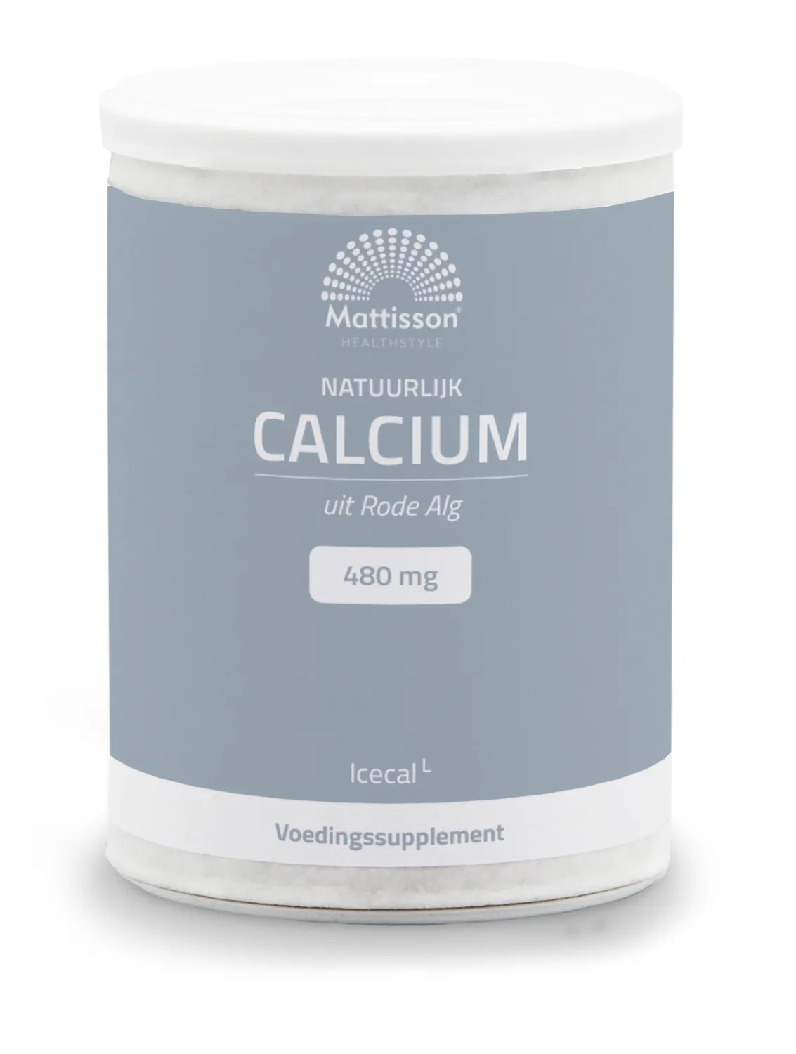 Mattisson Natuurlijk Calcium Icecal 480 mg (150 gr)