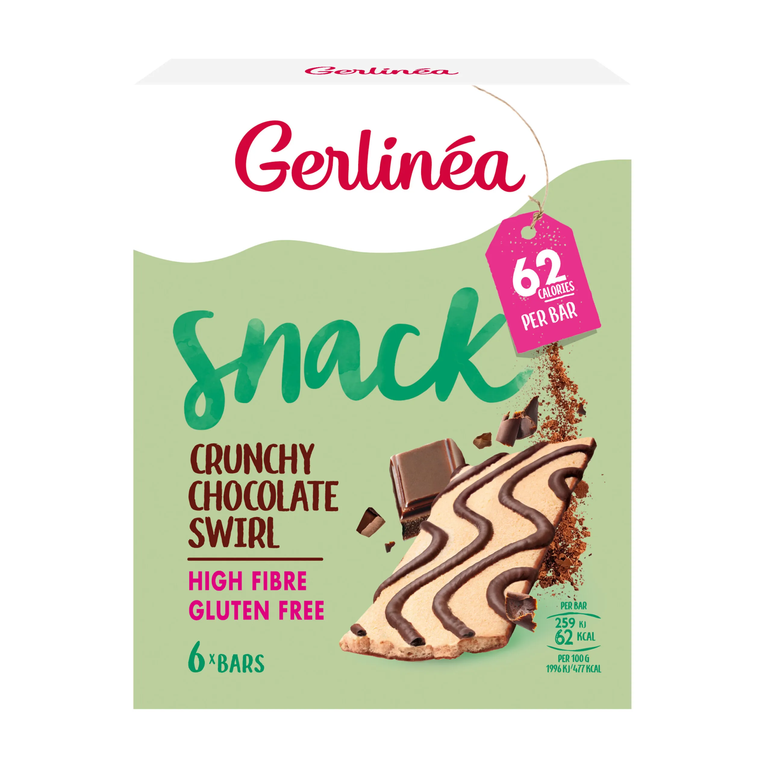 Gerlinéa Snack Crunchy  Choco Swirl (78 gr)