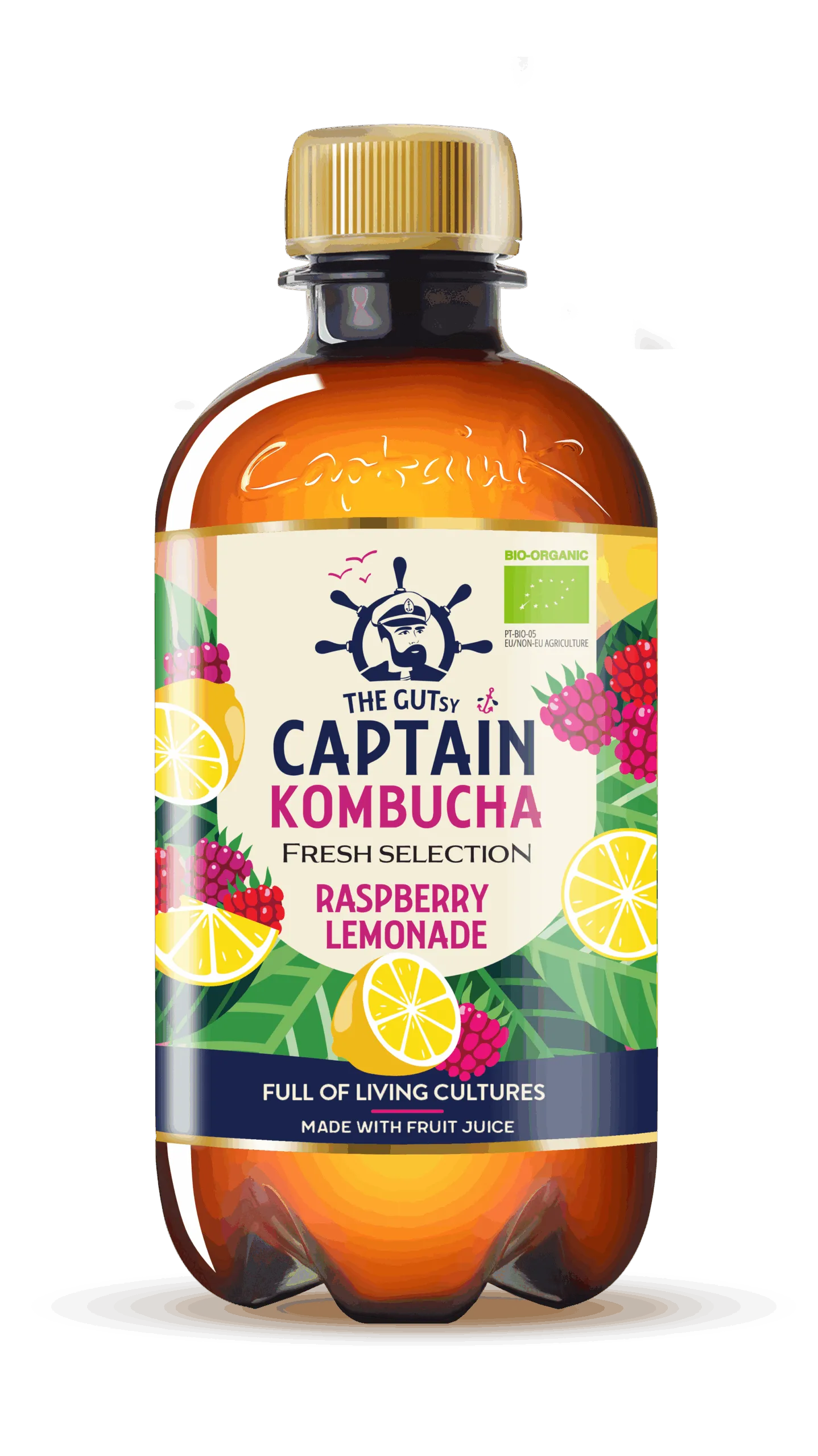 Captain Kombucha Raspberry Bio (400 ml)