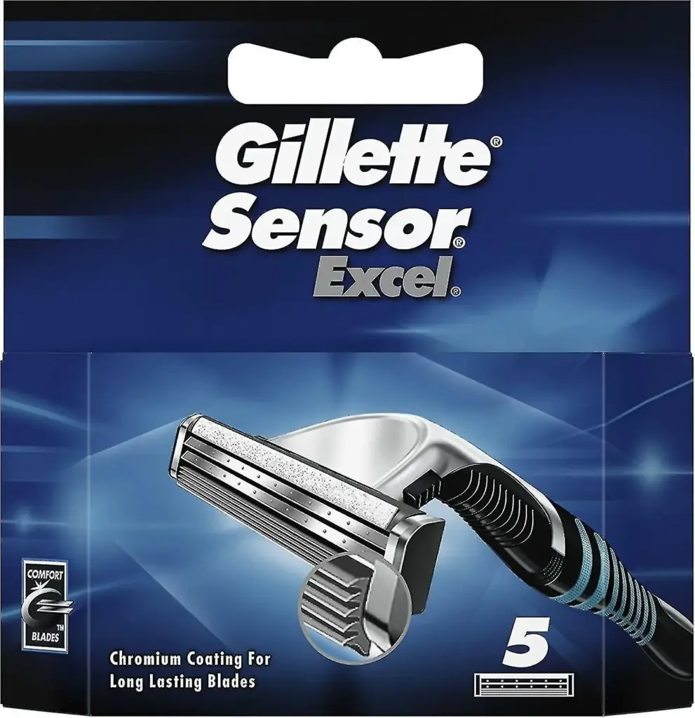 Gillette Mesjes Sensor Excel Scheermesjes (5 stuks)