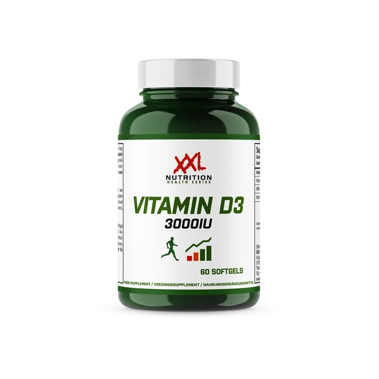XXL Nutrition Vitamine D3 3000Iu (60 Softgels)