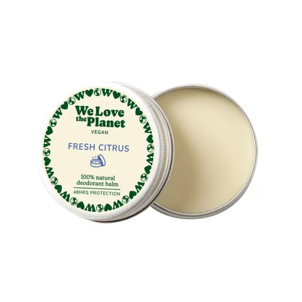 We Love The Planet Deodorant Balm - Fresh Citrus (Vegan) (35 gr)