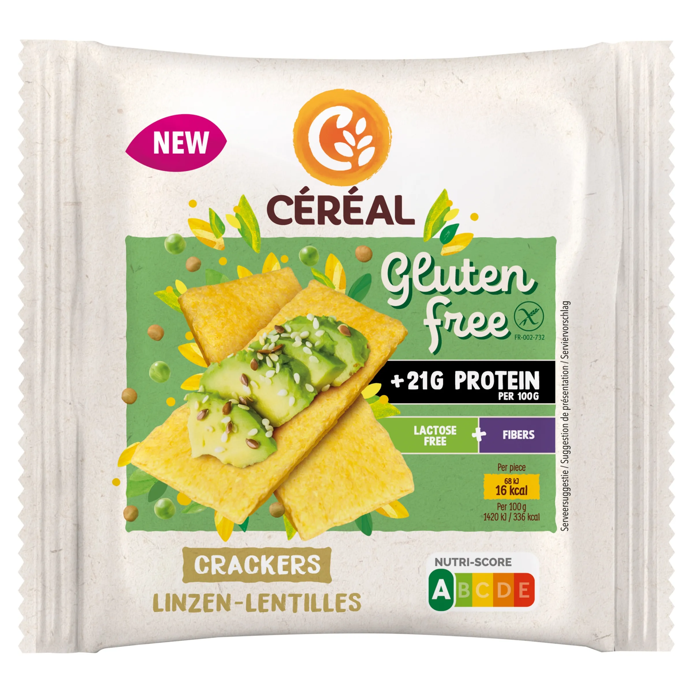 Céréal Glutenvrije Ccrackers Linzen (100 gr)
