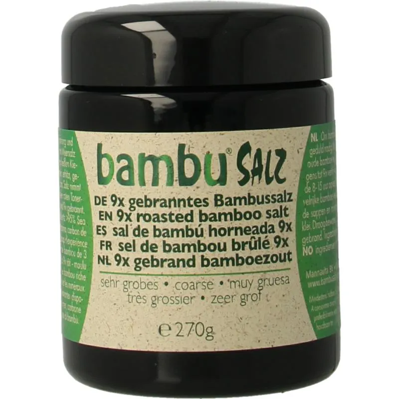 Bambu Salz Bamboezout Zeer Grof 9X Gebrand (270 gr)