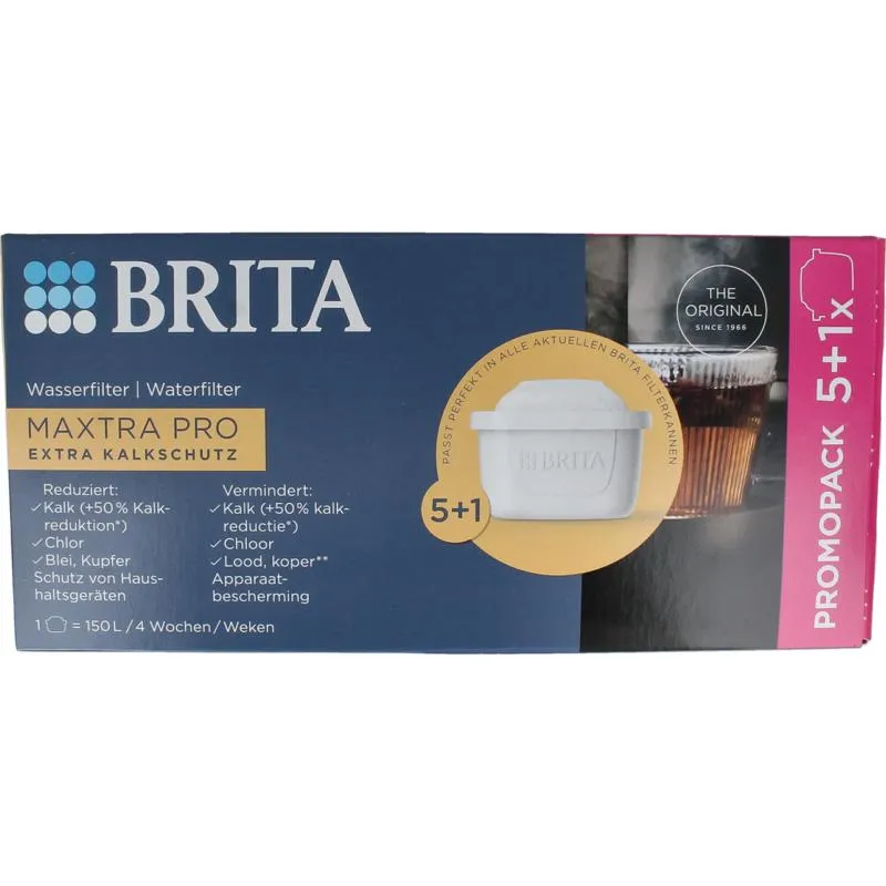 Brita Filter Maxtra 5+1 Pro Kalk Expert (6 stuks)