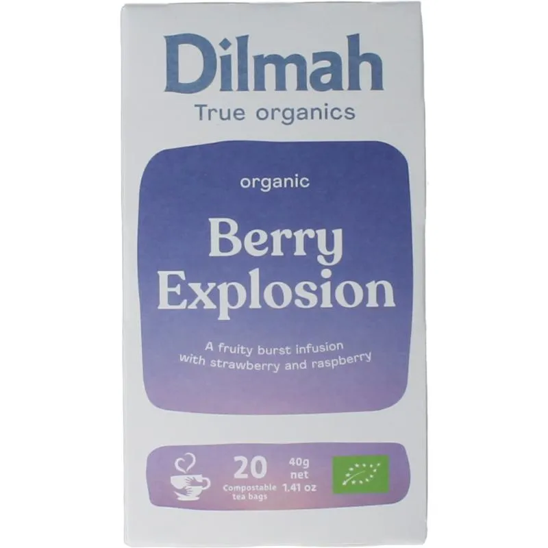Dilmah Berry Explosion Tea Bio (20 zakjes)