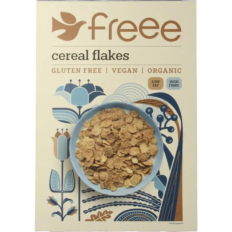 Doves Farm Glutenfree Fibre Flakes Bio (375 gr)
