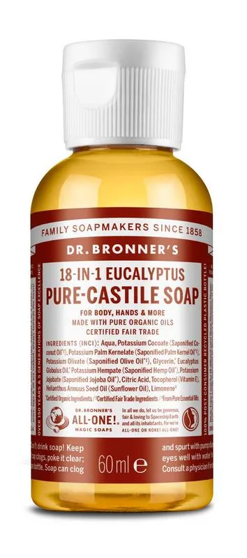 Dr Bronner's Liquid Soap Eucalyptus (60 ml)