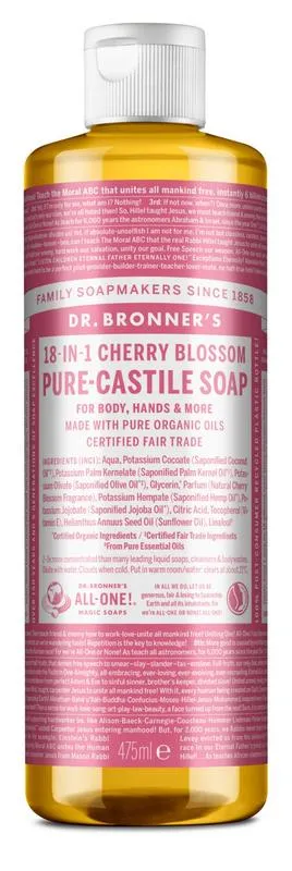 Dr Bronner's Liquid Soap Cherry Blossom (475 ml)