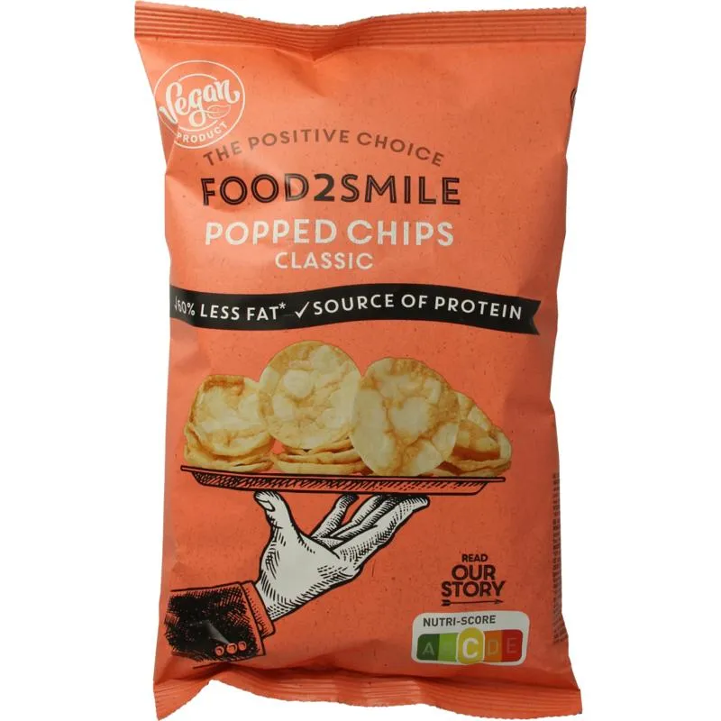 Food2Smile Popped Chips Classic (90 gr)
