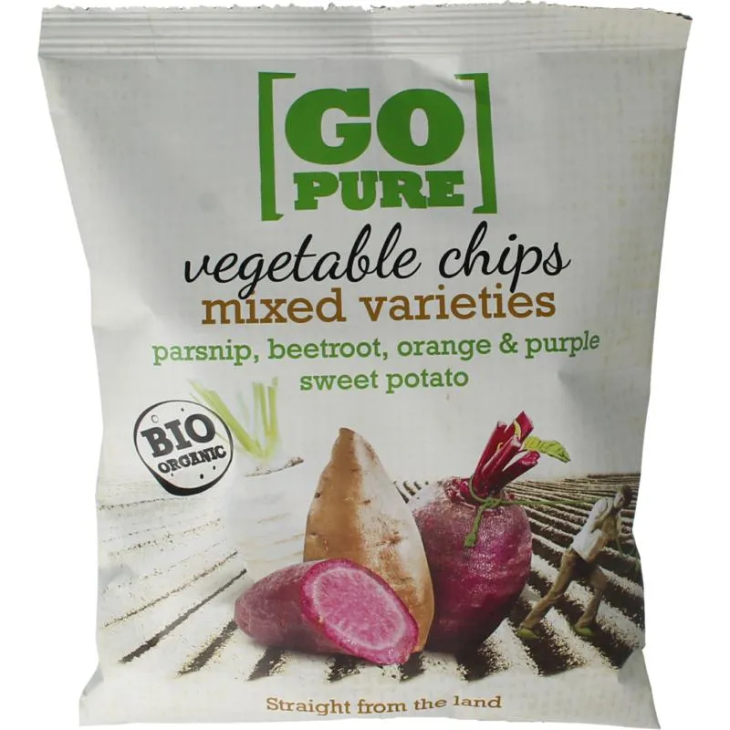 Go Pure Chips Groente Bio (90 gr)