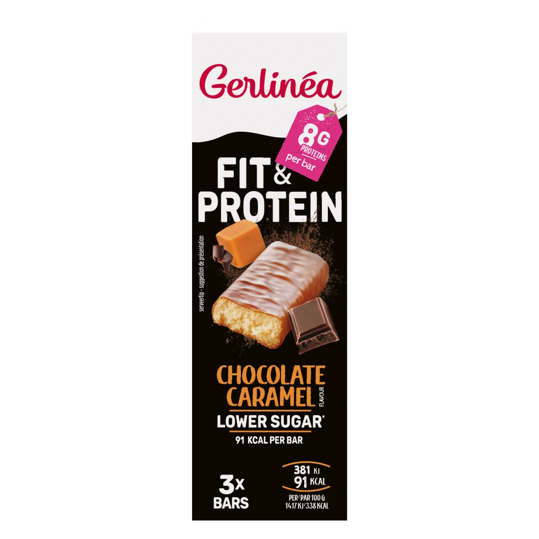 Gerlinéa Reep Fit & Protein Chocolate Caramel (3 X 27 gr)