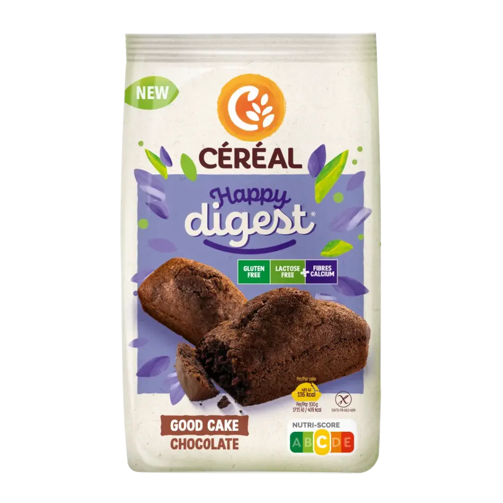 Céréal Happy Digest Good Cake Chocolate (6 x 28,3 gr)