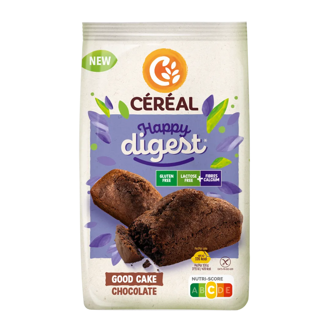 Céréal Happy Digest Good Cake Chocolate (6 x 28,3 gr)