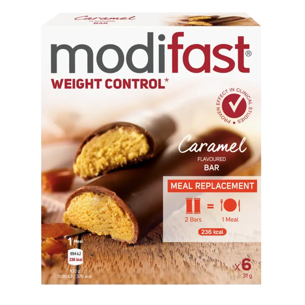 Modifast Weight Control Lunchbar Caramel (6 x 31 gr)