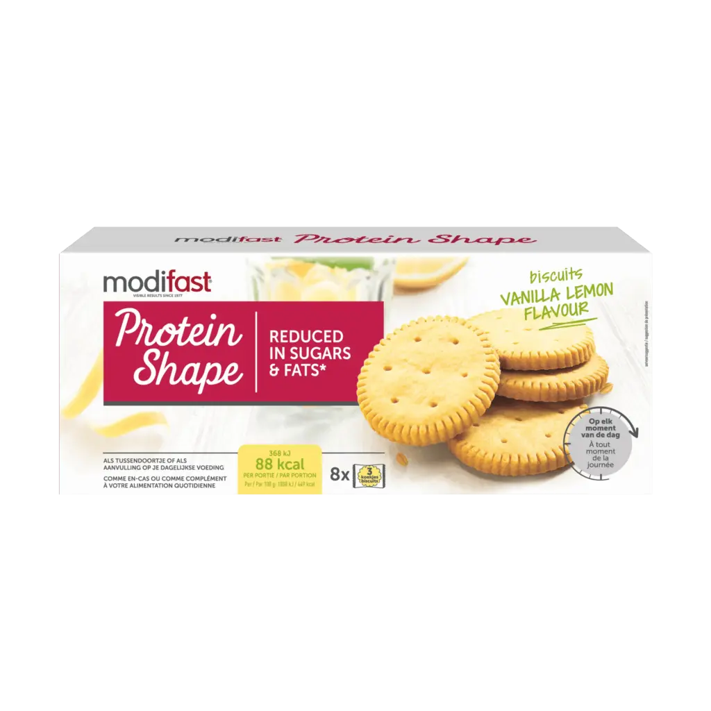 Modifast Protein Shape Biscuits Vanilla Lemon (8 x 3 stuks)