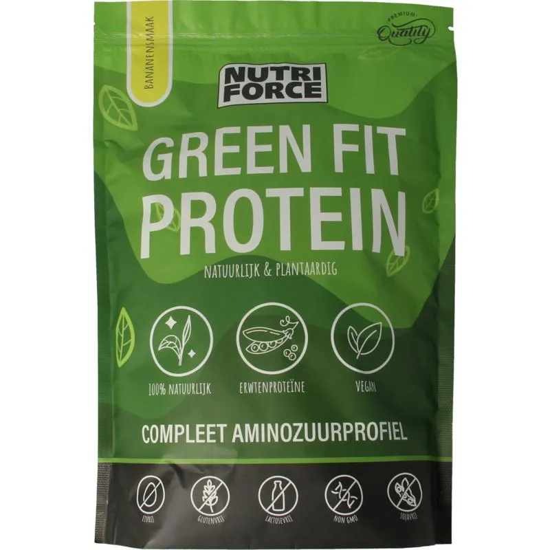 Nutriforce Green Fit Protein Banaan (700 gr)