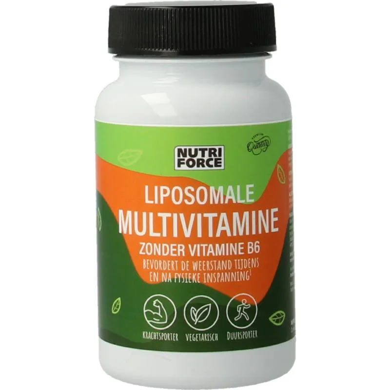 Nutriforce Liposomale Multivitamine Zonder Vitamine B6 (30 tabletten)
