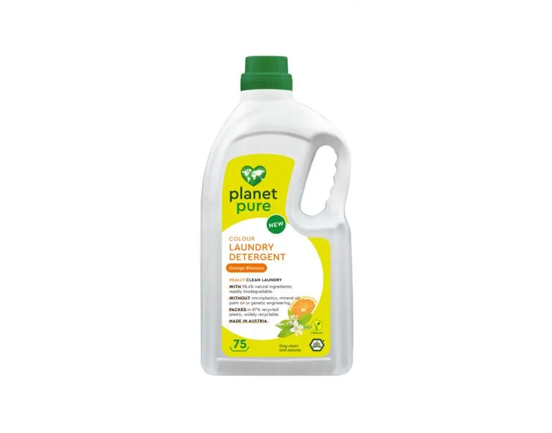 Planet Pure Wasmiddel Vloeibaar Gekleurde Was Orange (3000 ml)