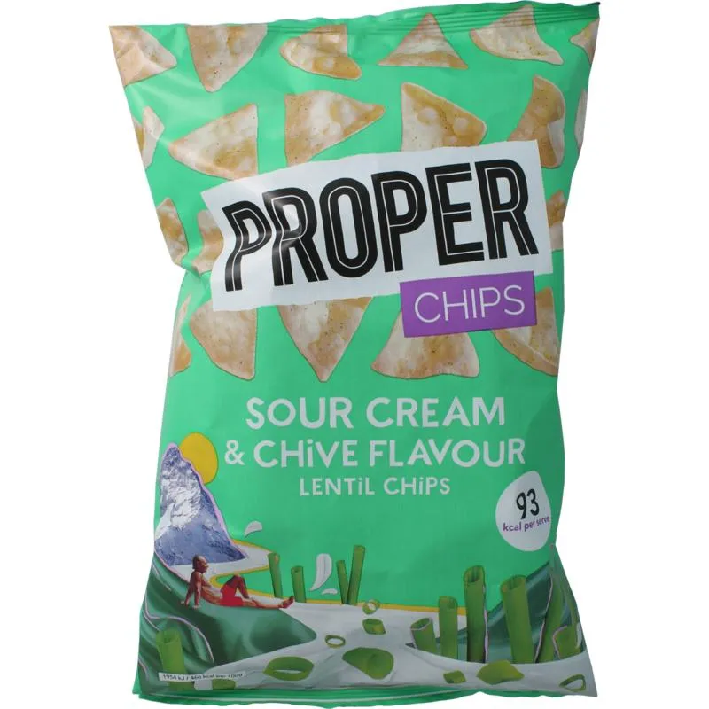 Proper Chips Chips Sour Cream & Chive Flavour (85 gr)