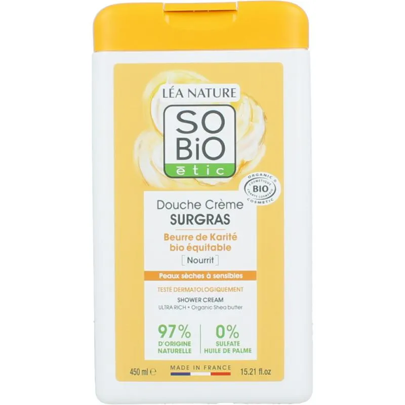 So Bio Etic Showercream Ultra Rich Shea Butter (450 ml)