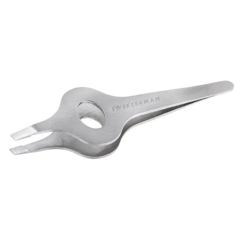 Tweezerman Slant Tweezer Classic With Grip (1 stuk)