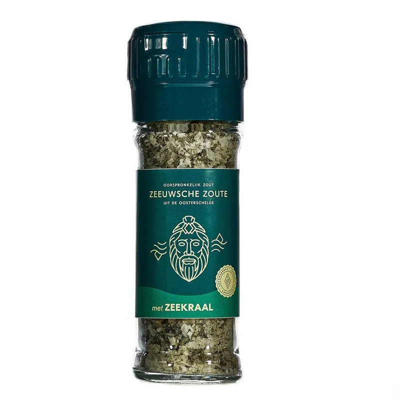 Zeeuwsche Zoute Zout Puur Glazen Pot (100 gr)