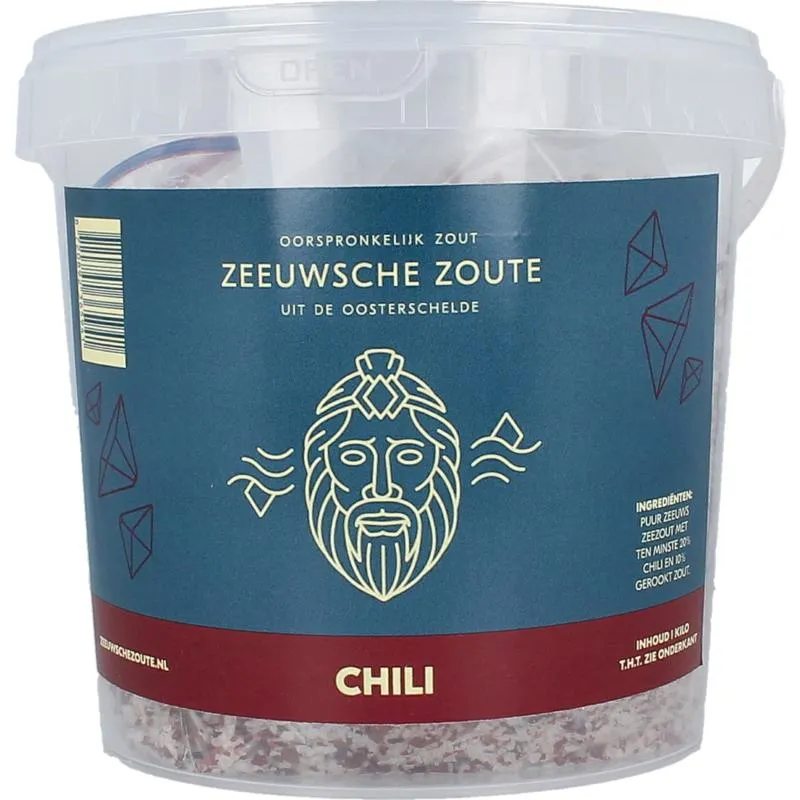 Zeeuwsche Zoute Puur Zout In Emmer (1000 gr)