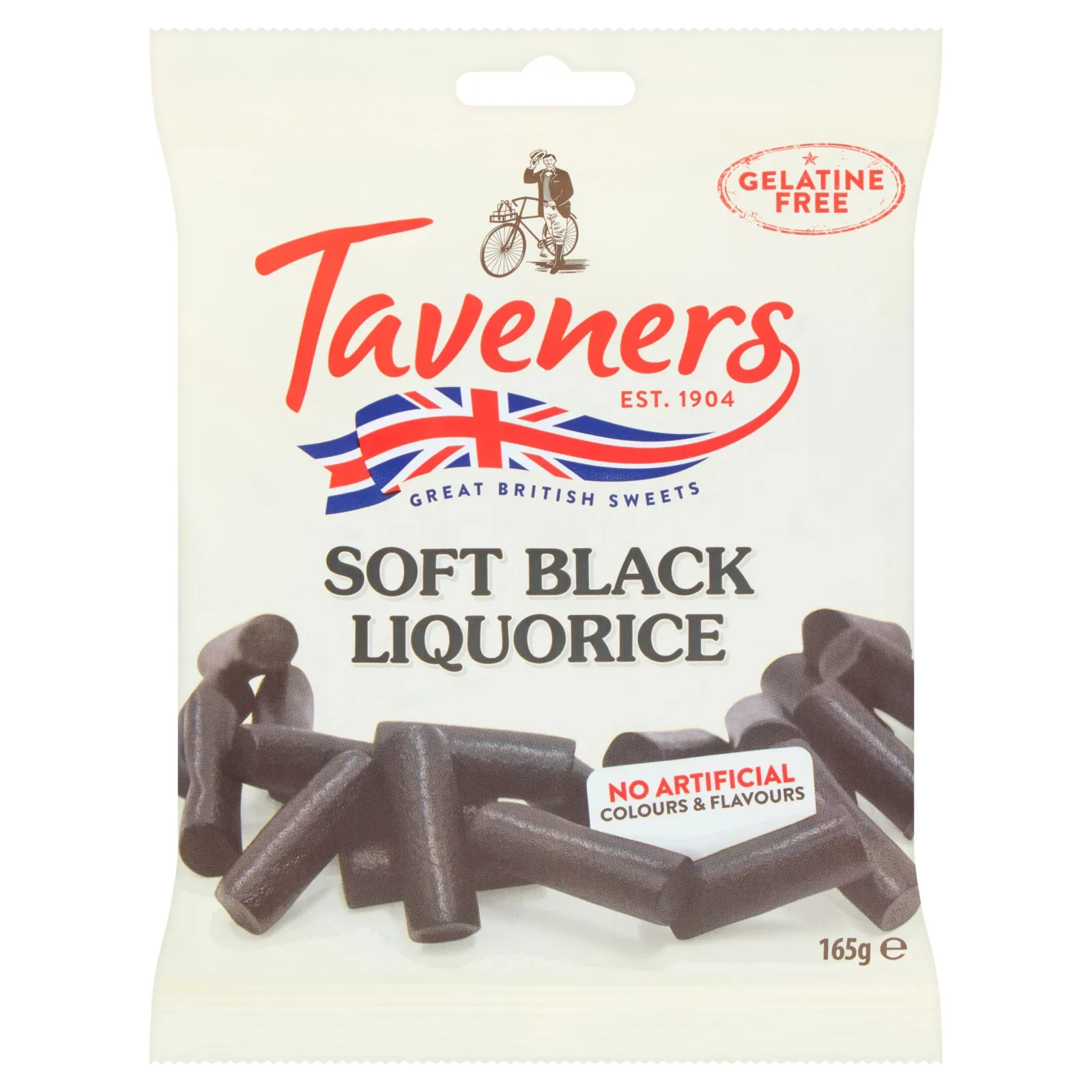 Taveners Black Soft Eating Liquorice (165 gr)