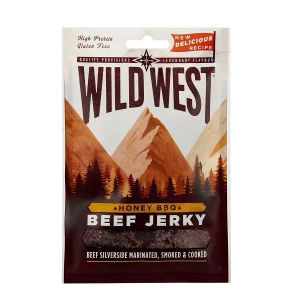 Wild West Beef Wild West Beef Jerky Honey BBQ (25 gr)