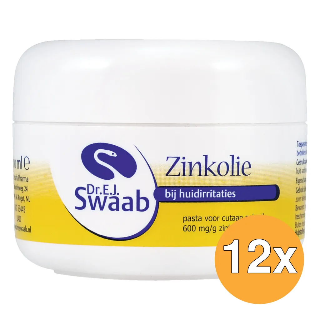 12x Dr. E.J. Swaab Zinkolie (100 gr)