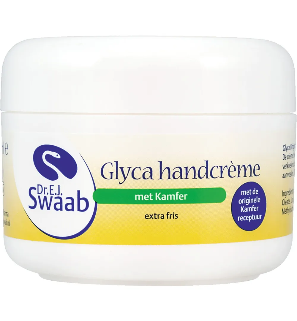 6x Dr. E.J. Swaab Handcreme met Kamfer (100 ml)