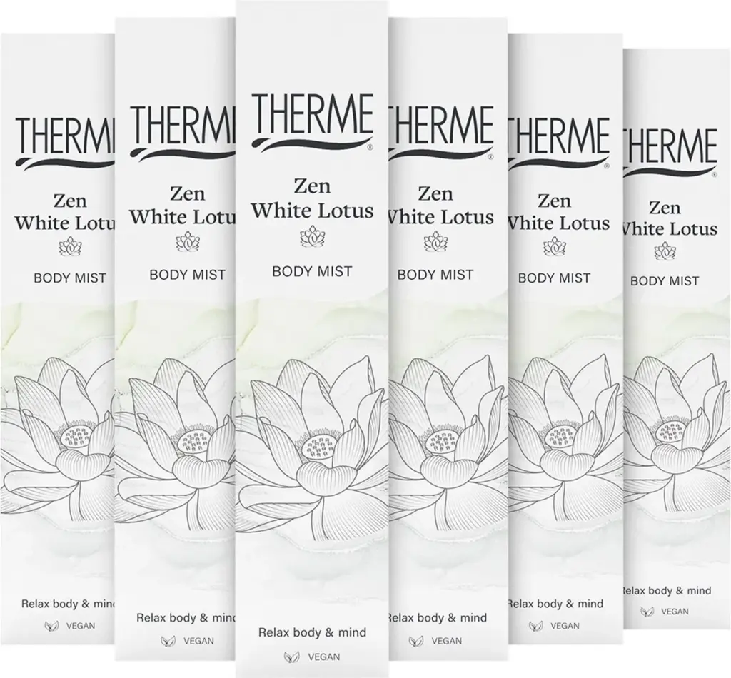 6x Therme Bodymist zen white lotus (60 ml)