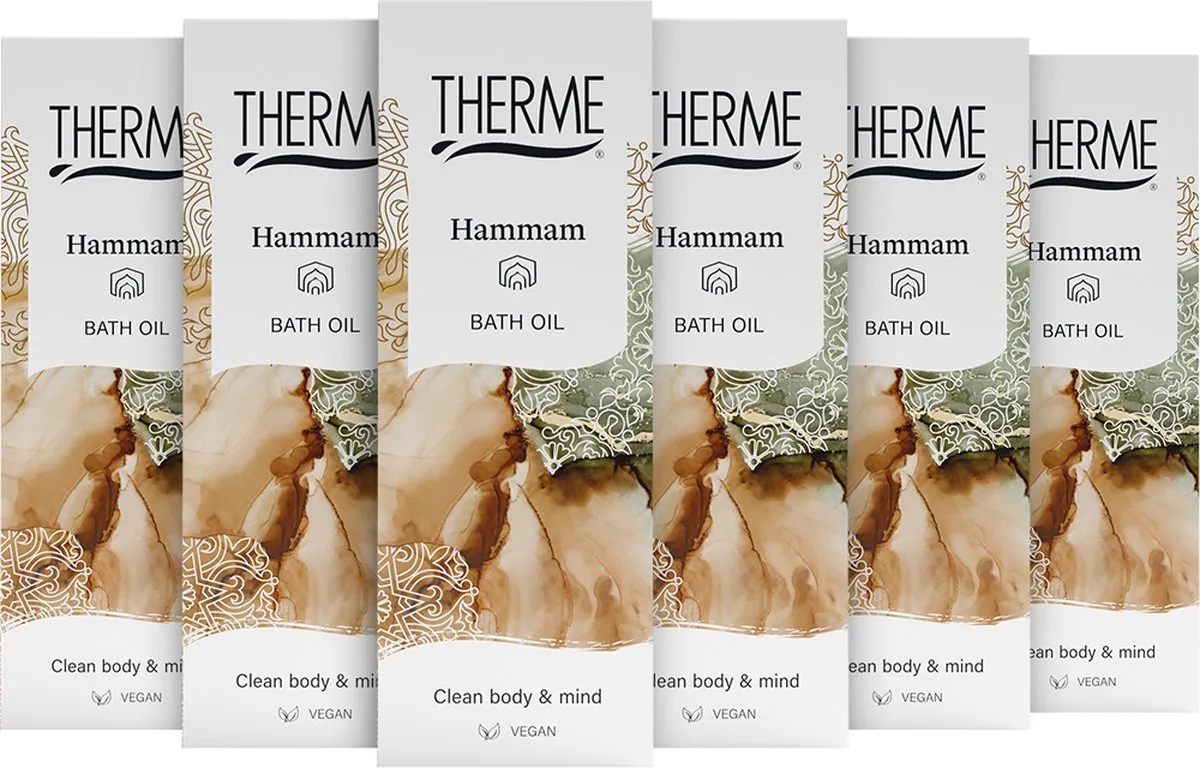 6x Therme Hammam bath oil (100 ml)