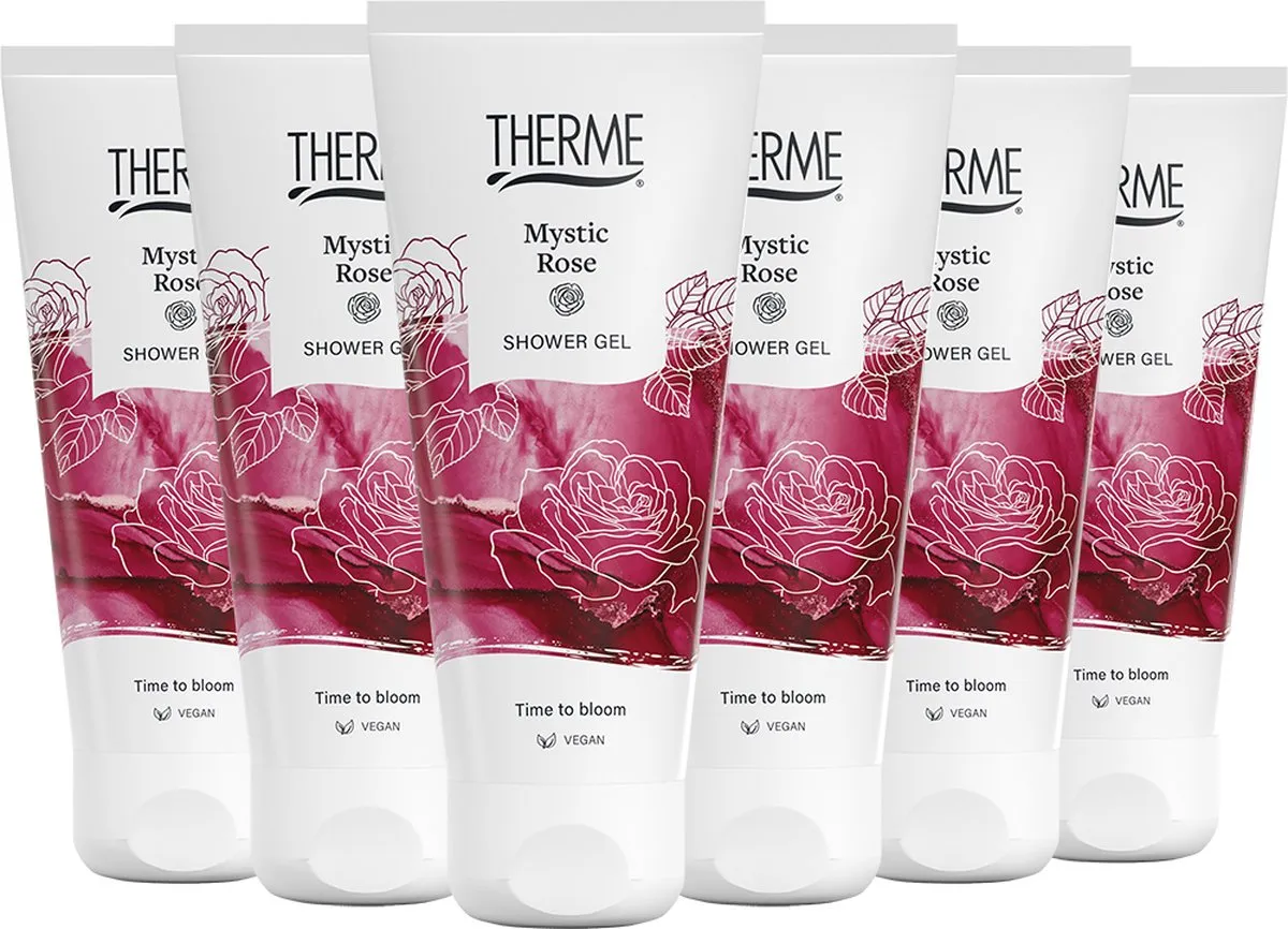 6x Therme Showergel mystic rose (200 ml)