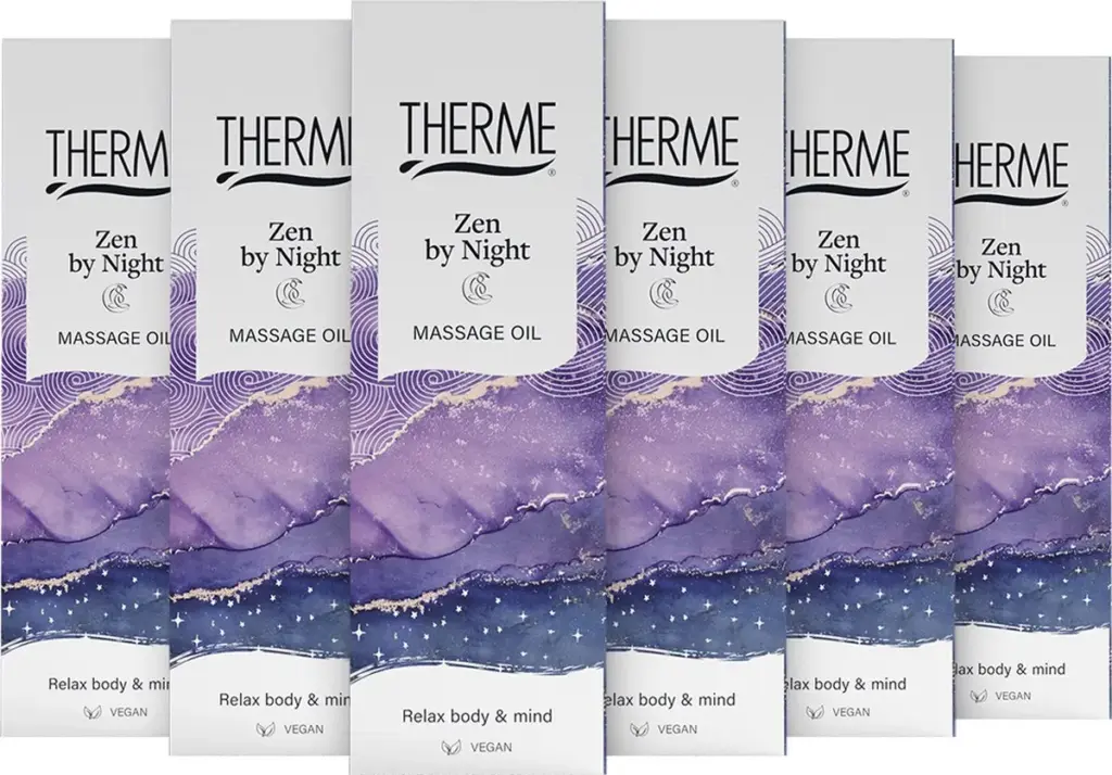 6x Therme Zen by night massage oil (125 ml)