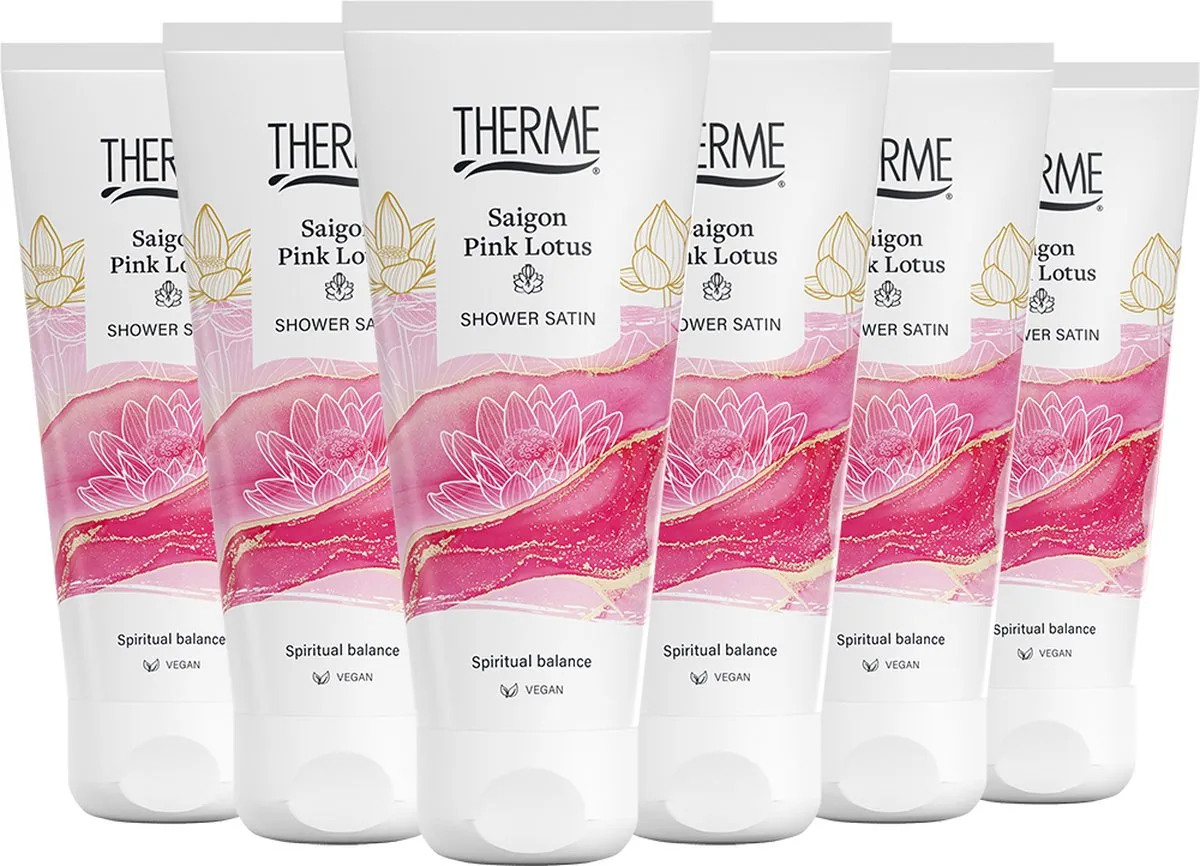 6x Therme Showergel saigon pink lotus (200 ml)