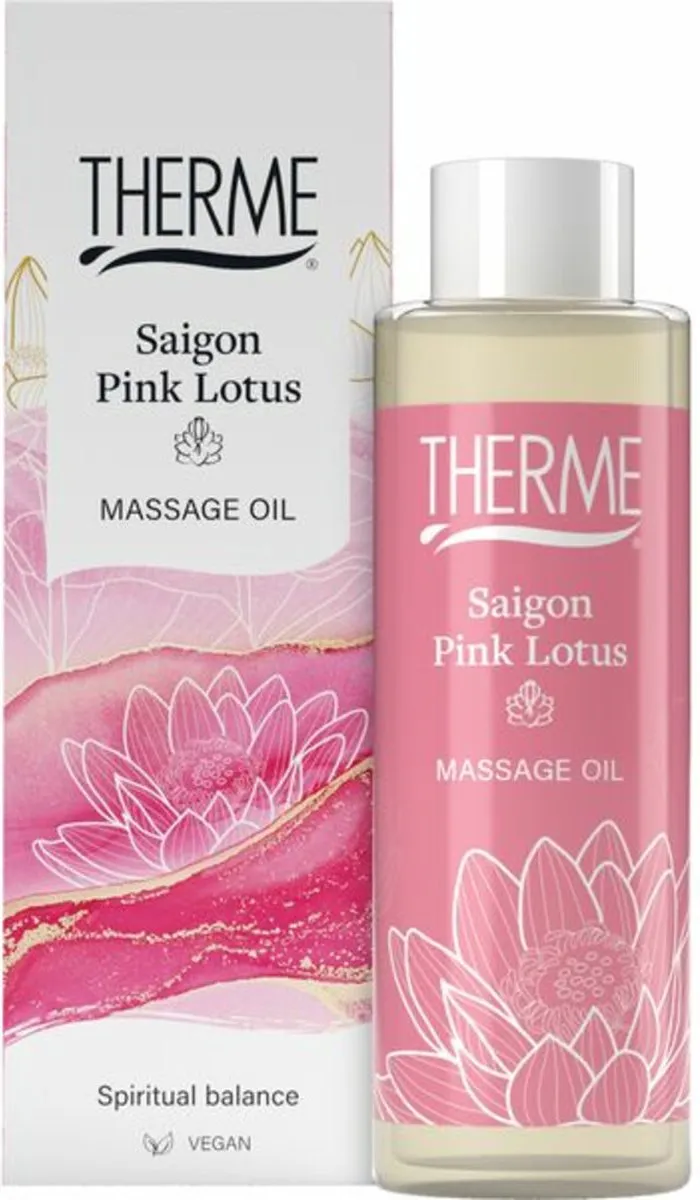 6x Therme Saigon pink lotus massage oil (125 ml)