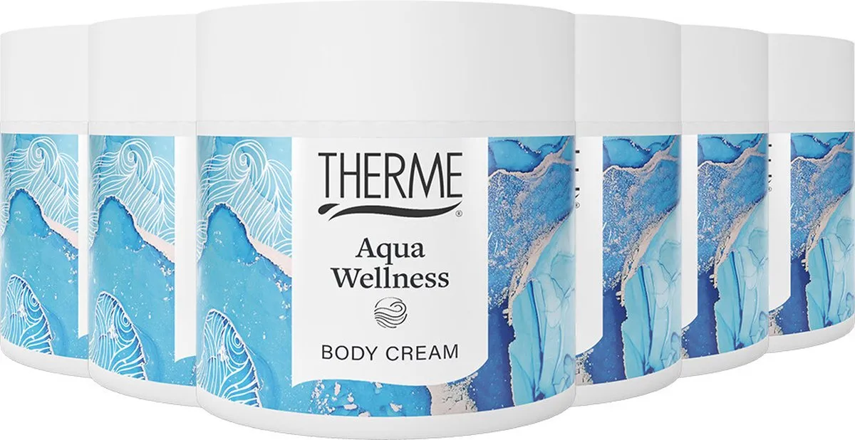 6x Therme Aqua Wellness Body Cream (225 gr)