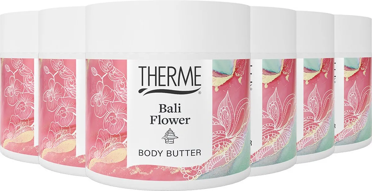 6x Therme Bali flower bodybutter (225 gr)