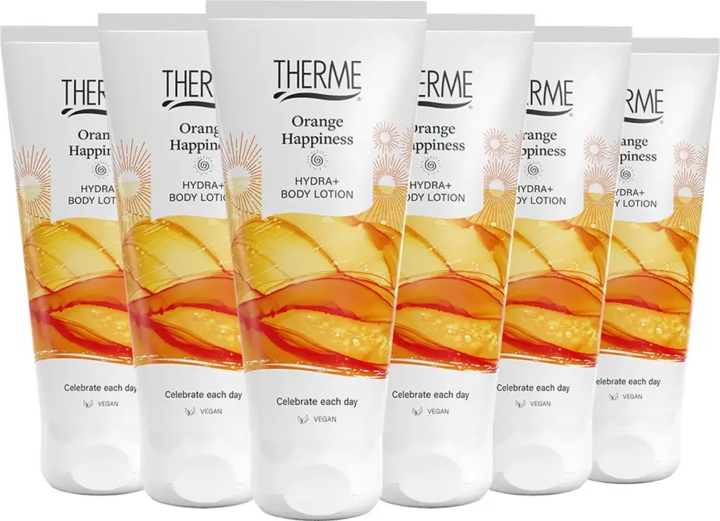 6x Therme Orange happiness Bodylotion (200 ml)