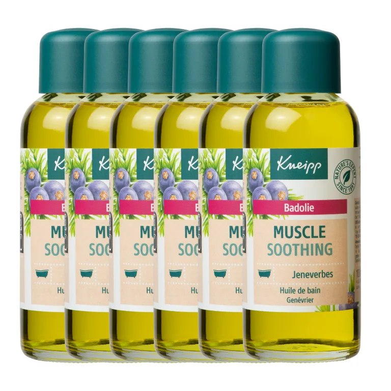 6x Kneipp Muscle soothing badolie jeneve (100 ml)
