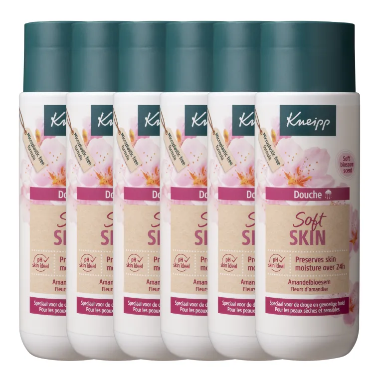 6x Kneipp Soft skin douche (200 ml)