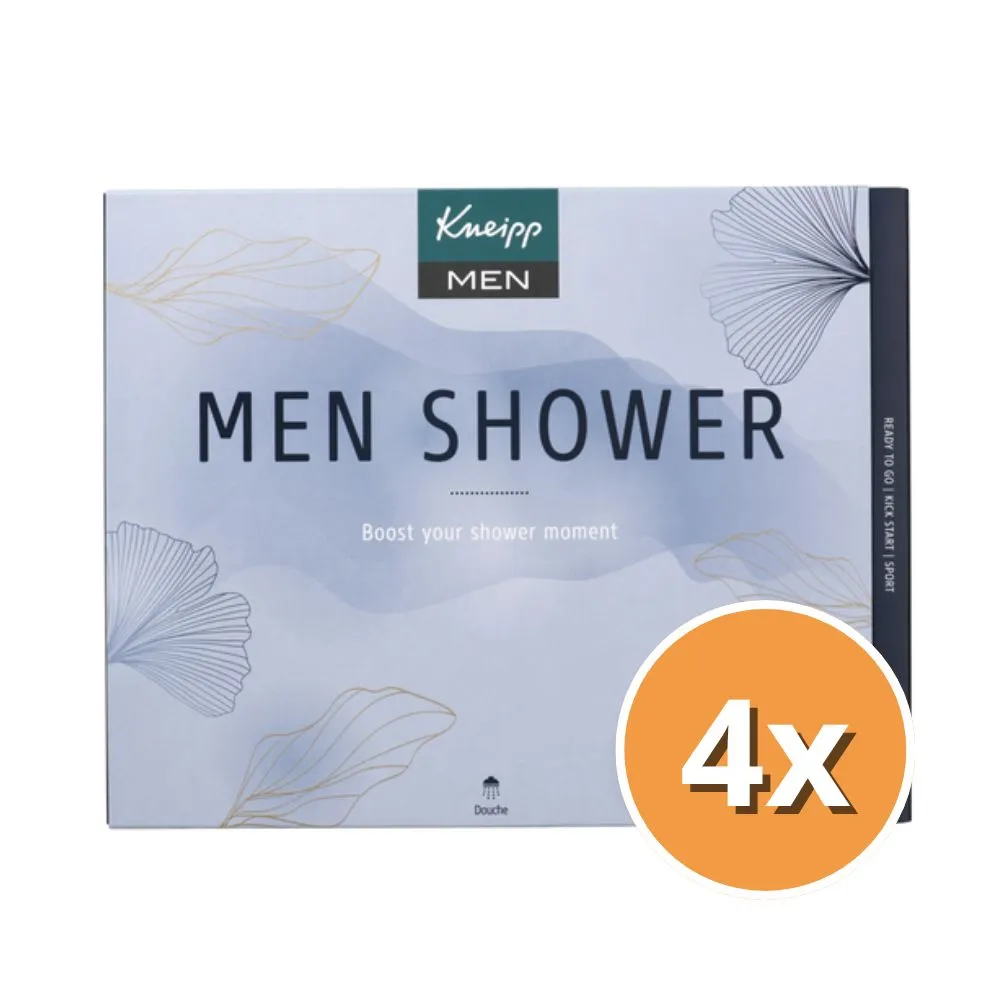 4x Kneipp Luxe geschenk set Men Shower (3 x 200 ml)