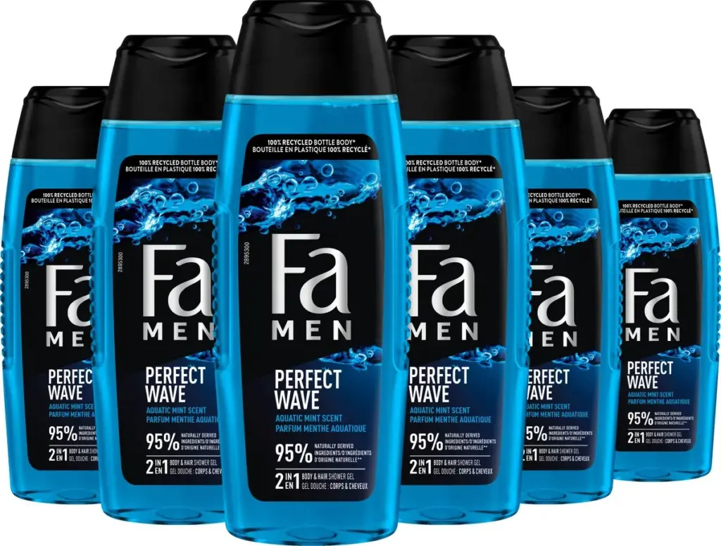 6x Fa Men douche perfect wave (250 ml)